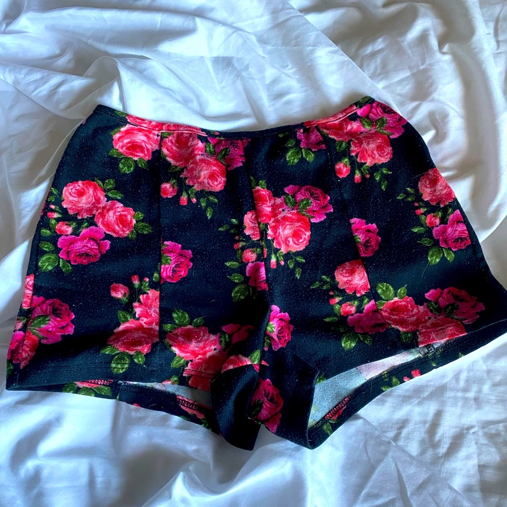 Cloth high waisted shorts